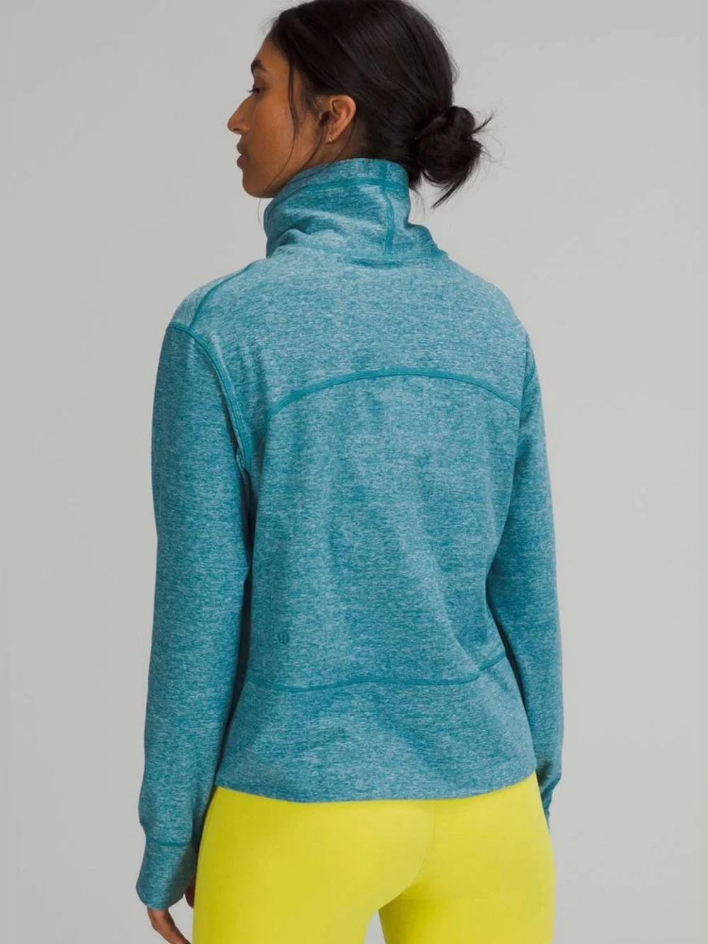 Lululemon Ready to Rulu Pullover in Heathered Capture Blue